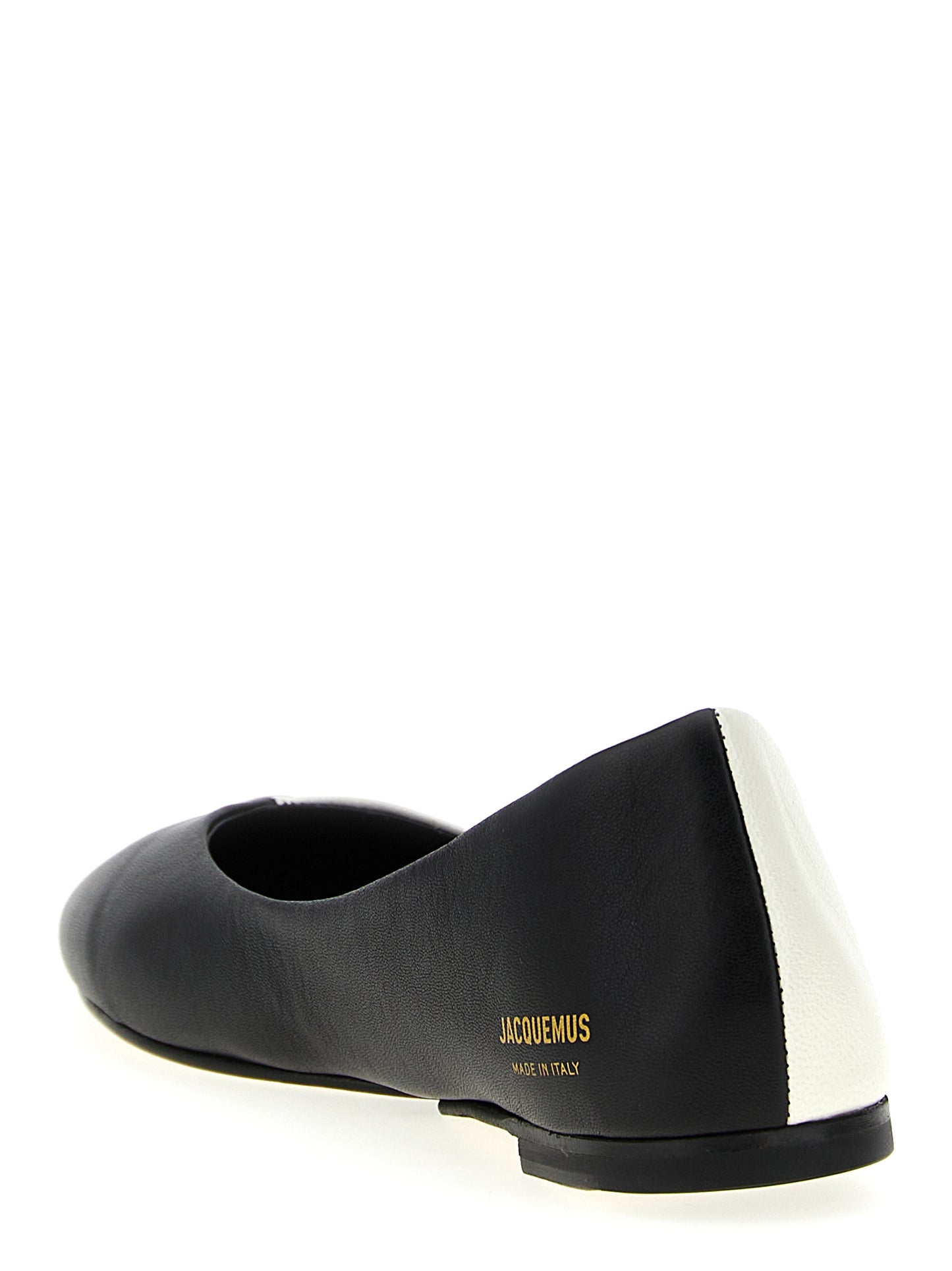 Jacquemus Bailarinas Bicolor de Piel de Cordero