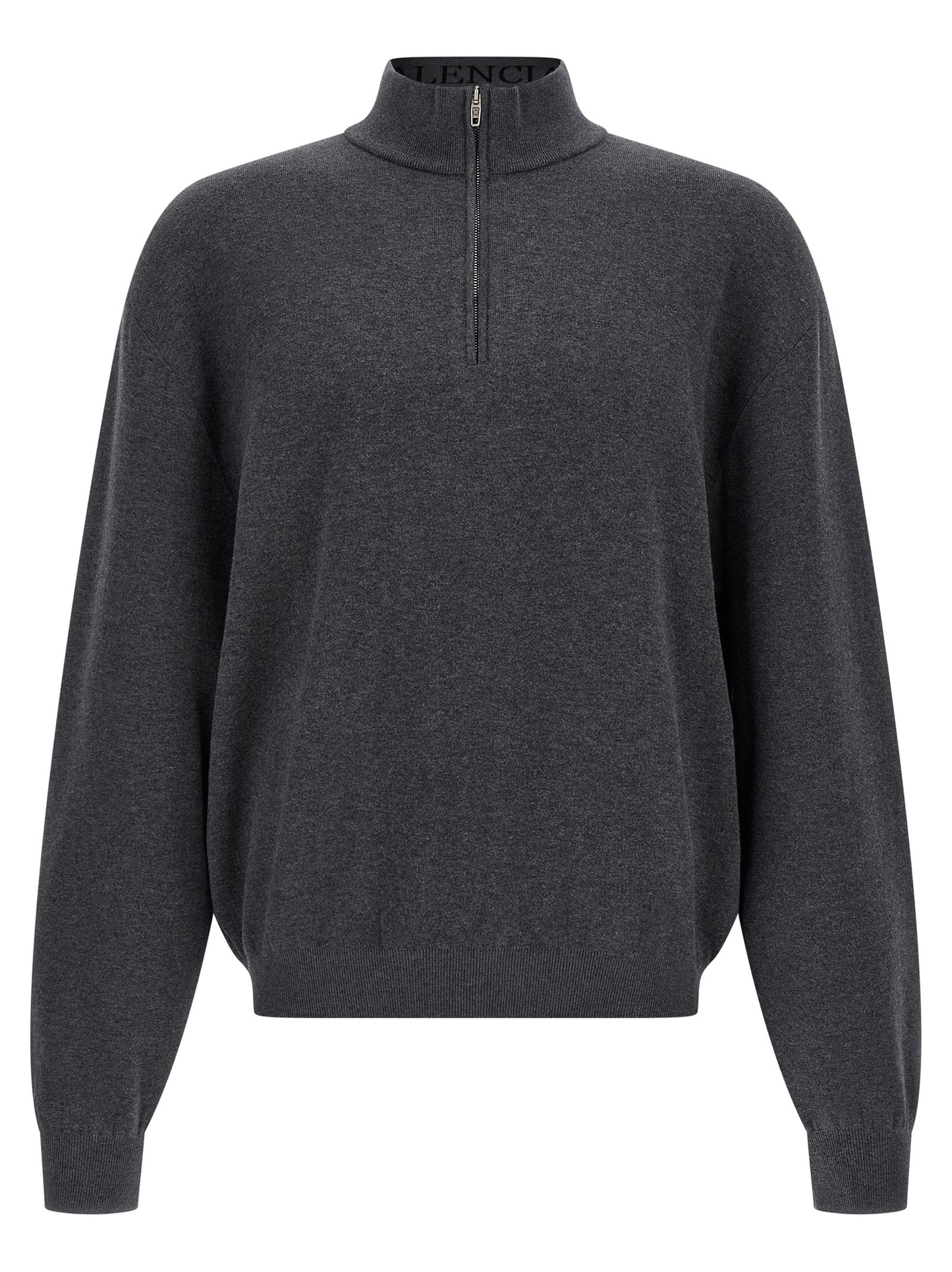 Balenciaga Cardigan En Coton Gris Modèle Camionneur