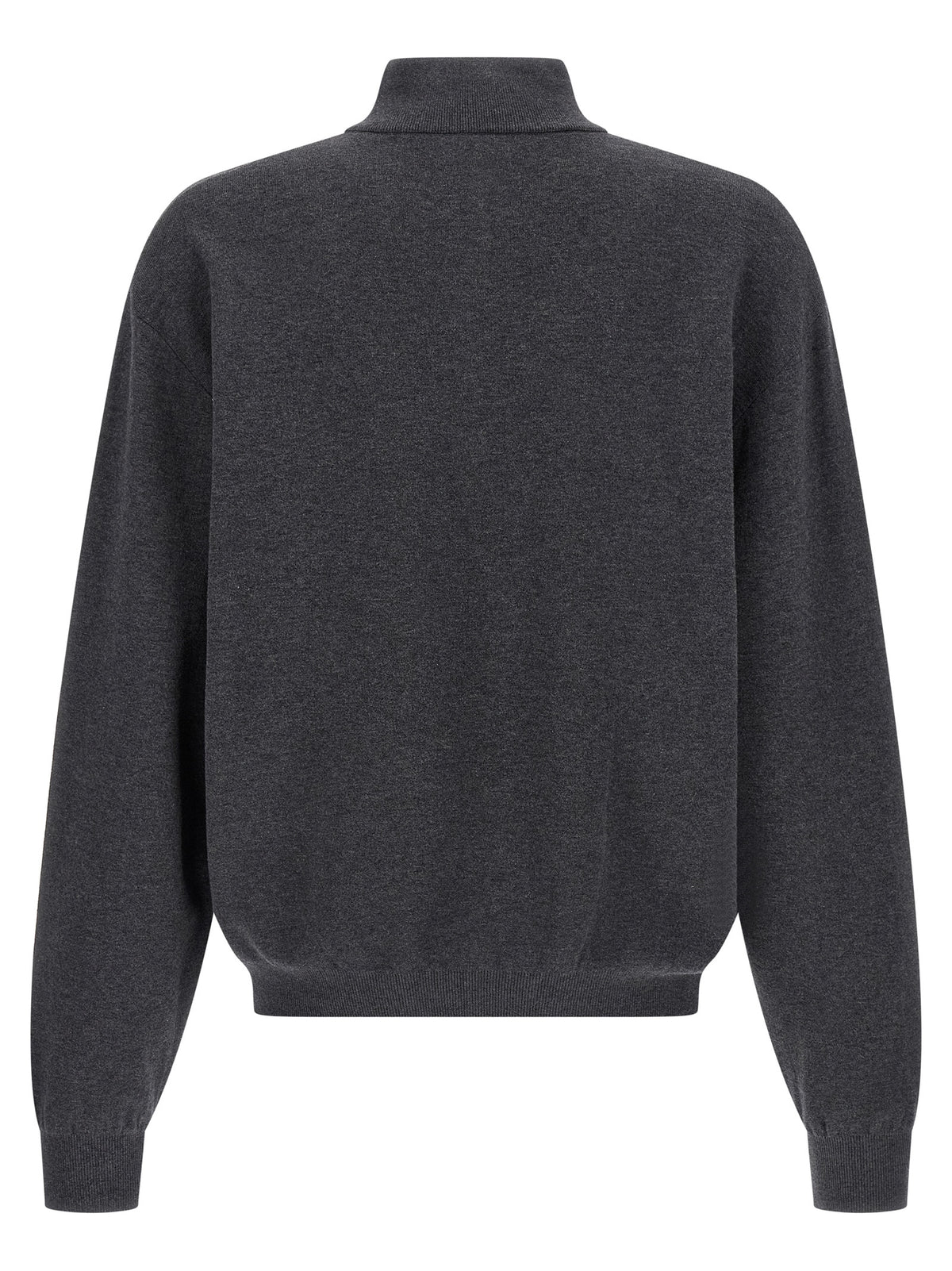 Balenciaga Cardigan En Coton Gris Modèle Camionneur
