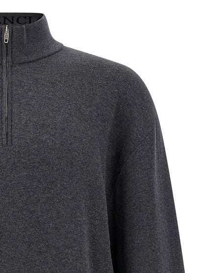 Balenciaga Cardigan En Coton Gris Modèle Camionneur