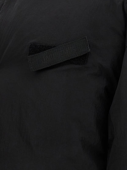Jacquemus Chaqueta De Largo Completo En Poliamida Negra