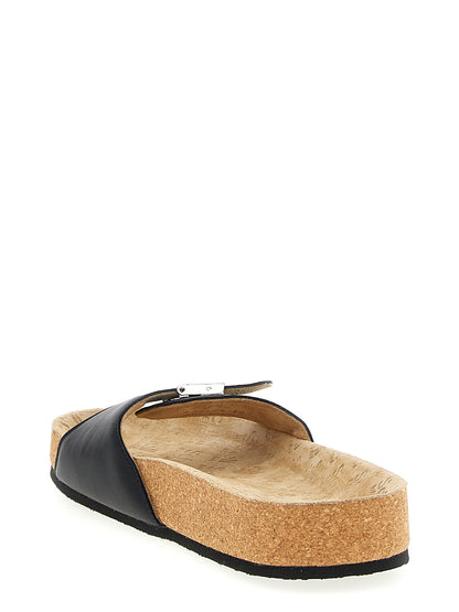 Sandalias Balenciaga de piel de becerro negra