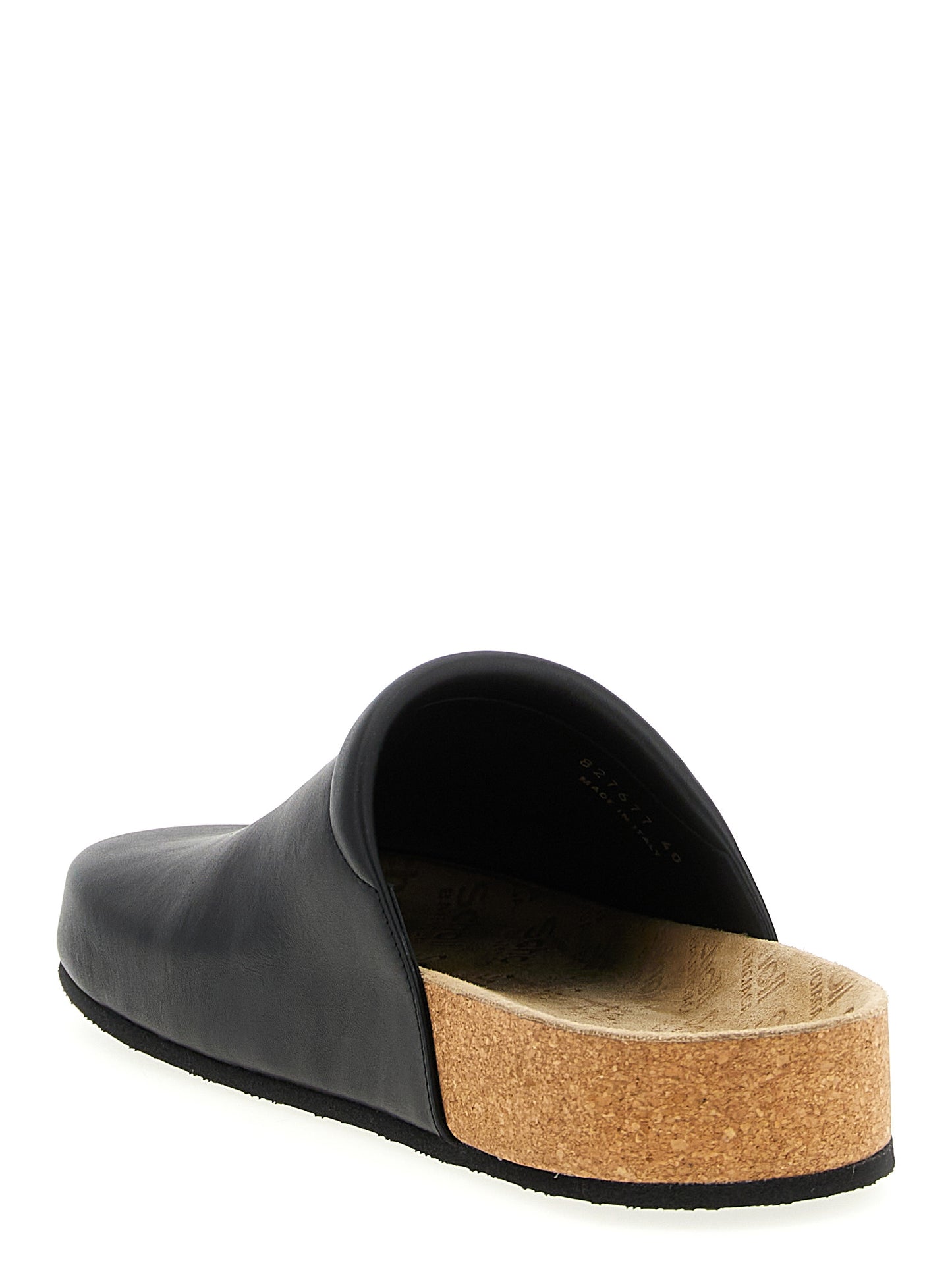 Zuecos Balenciaga de piel de becerro negra