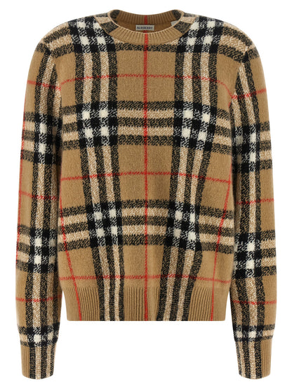 Cárdigan Burberry de cachemir beige