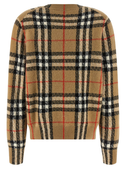 Cárdigan Burberry de cachemir beige