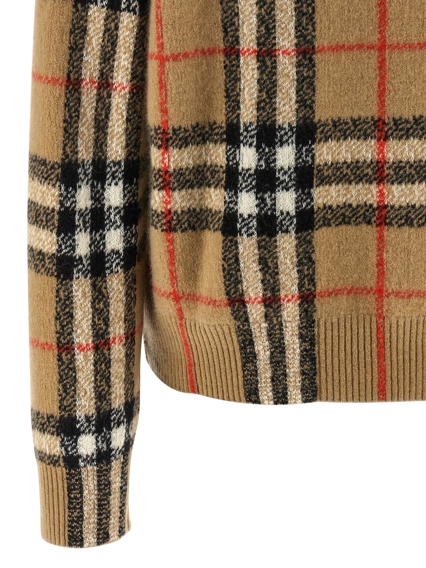 Cárdigan Burberry de cachemir beige