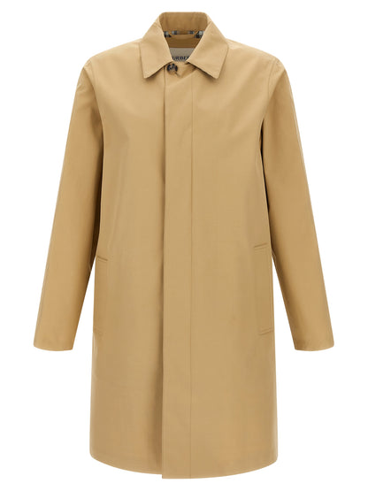 Abrigo Burberry de algodón beige