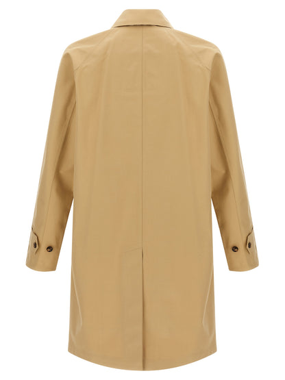 Abrigo Burberry de algodón beige