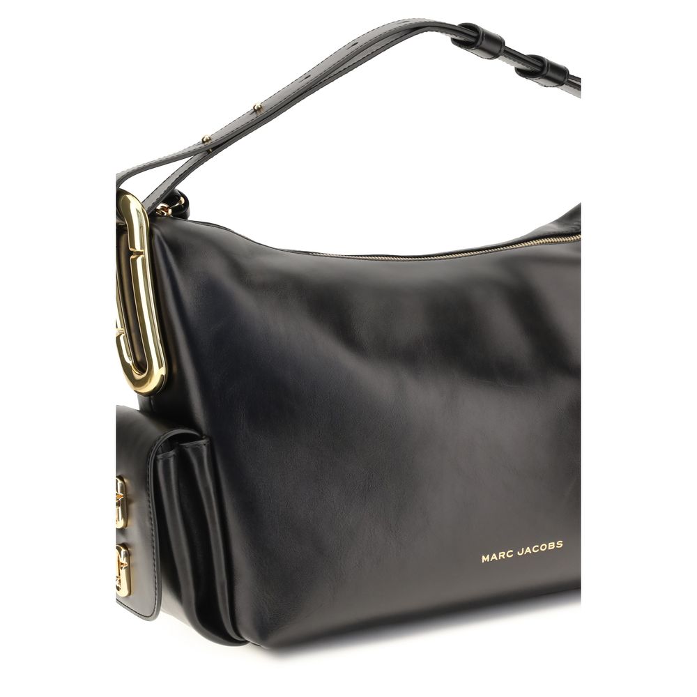 Sac à bandoulière Marc Jacobs en cuir de veau noir Bos Taurus