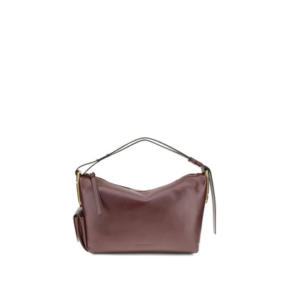 Bolso de hombro de piel de becerro Burdeos Bos Taurus de Marc Jacobs