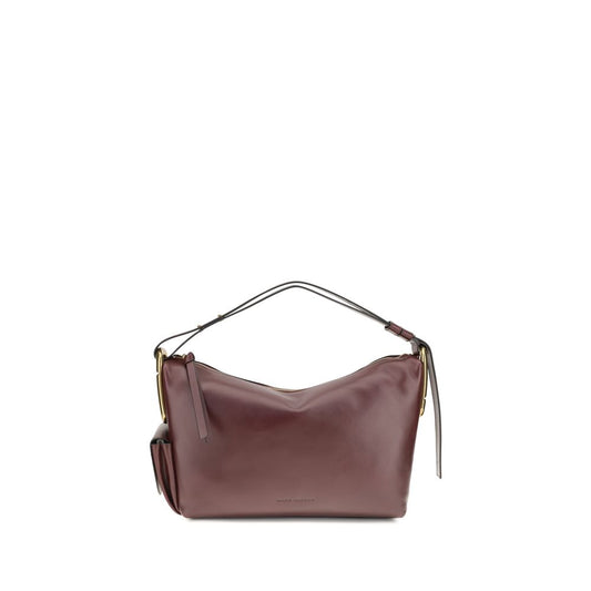 Bolso de hombro de piel de becerro Burdeos Bos Taurus de Marc Jacobs