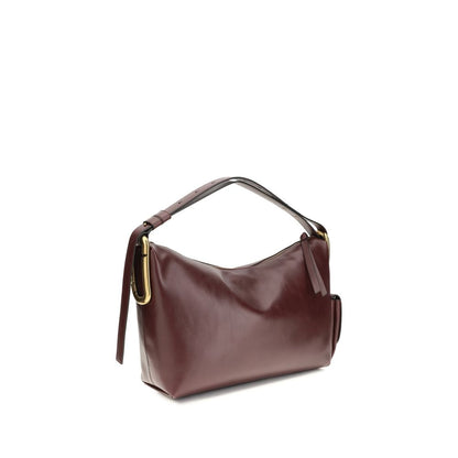 Bolso de hombro de piel de becerro Burdeos Bos Taurus de Marc Jacobs