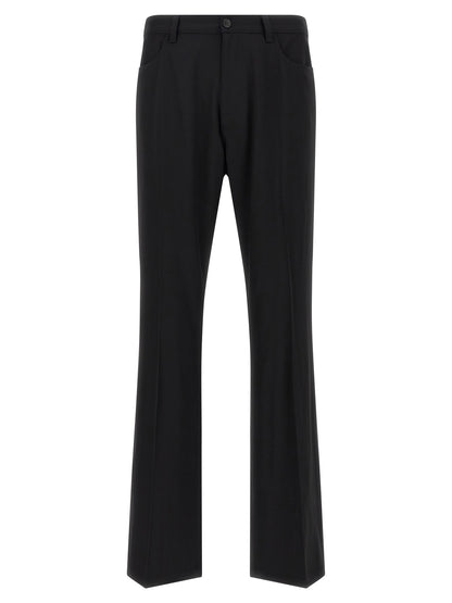 Pantalon de Costume Balenciaga Noir en Laine