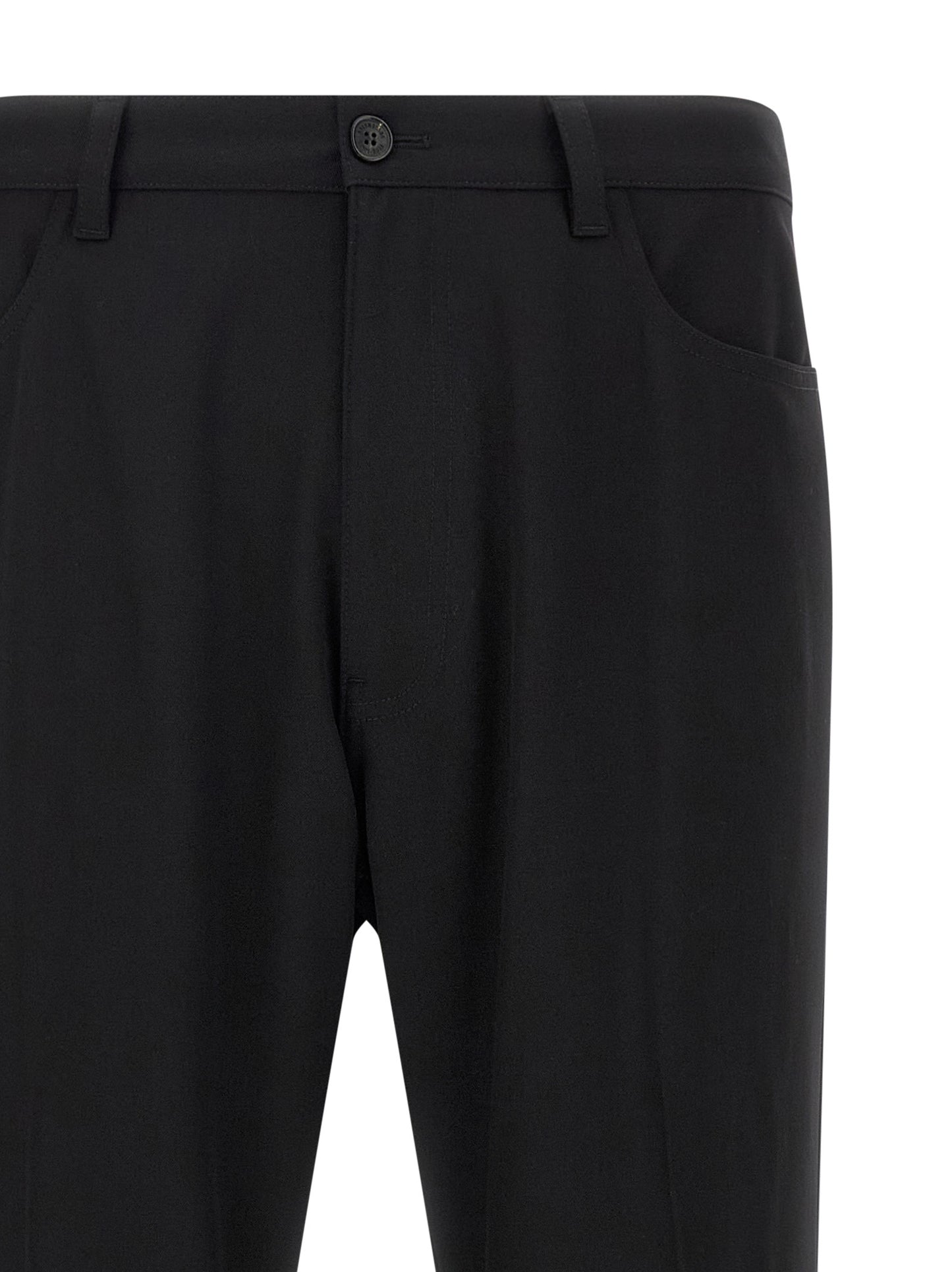 Pantalon de Costume Balenciaga Noir en Laine