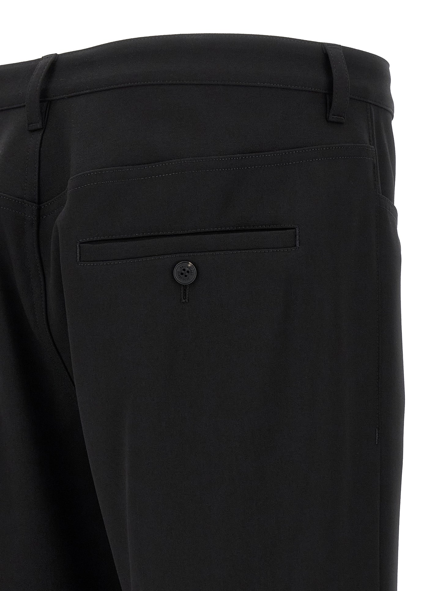 Pantalon de Costume Balenciaga Noir en Laine