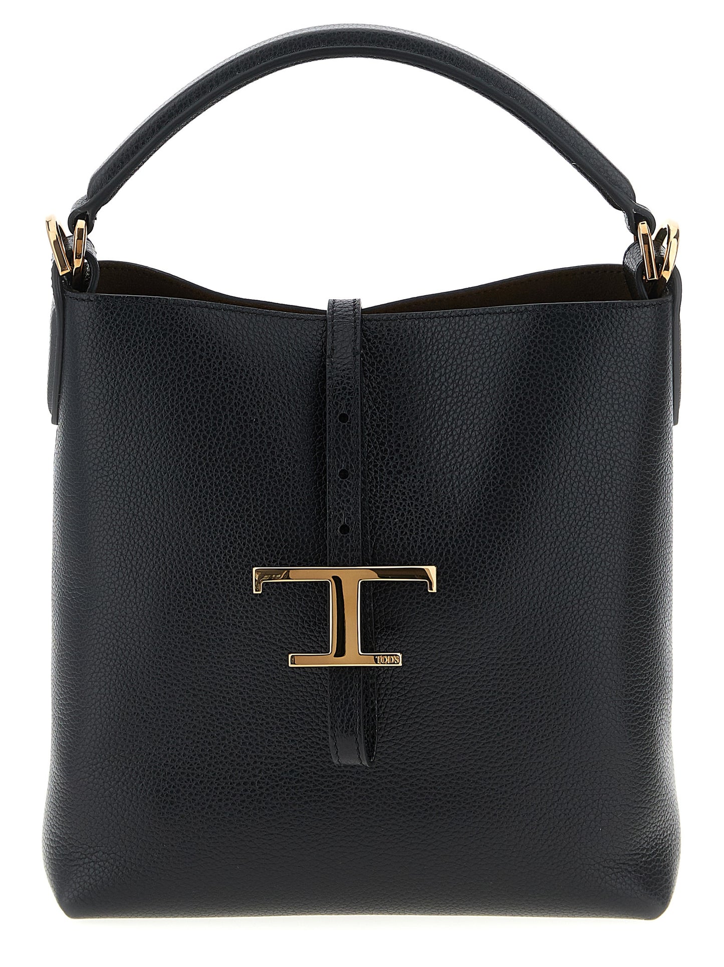 Sac à main Tod's en cuir de veau noir