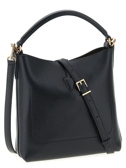 Sac à main Tod's en cuir de veau noir