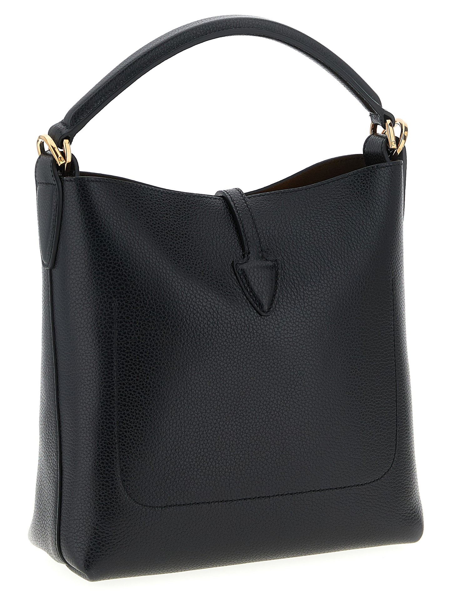 Sac à main Tod's en cuir de veau noir