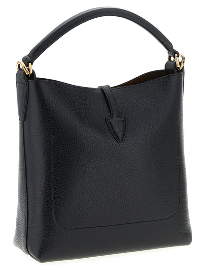 Sac à main Tod's en cuir de veau noir