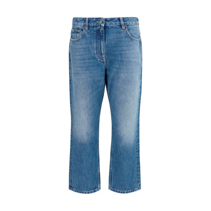Jean droit en coton bleu Valentino Garavani