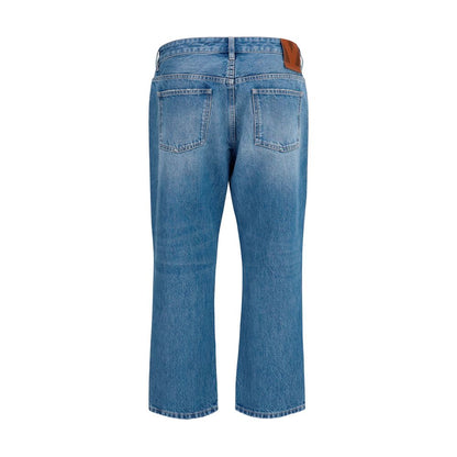 Jean droit en coton bleu Valentino Garavani