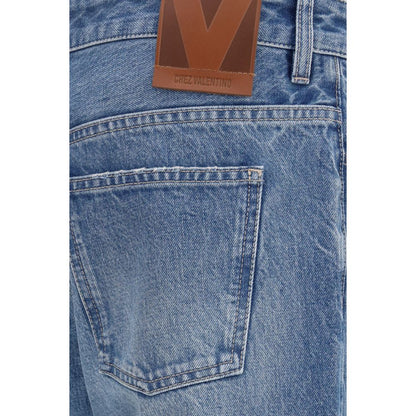 Jean droit en coton bleu Valentino Garavani