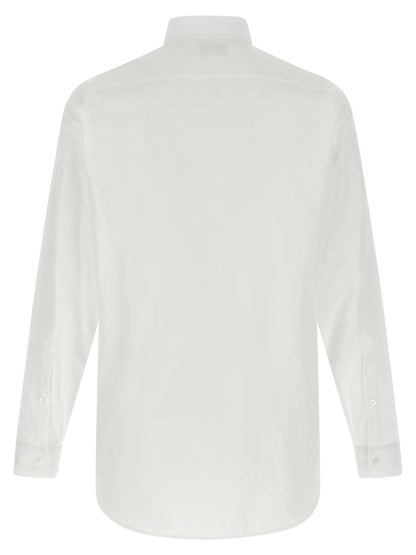 Blusa Balenciaga de Algodón Blanco Corte Limpio y Fresco