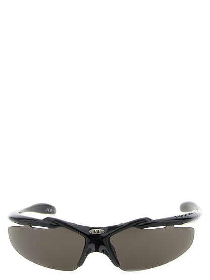 Balenciaga Black Polyamide D-Frame Sunglasses