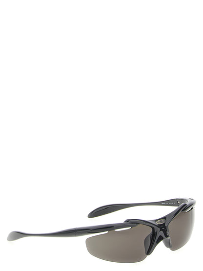 Balenciaga Black Polyamide D-Frame Sunglasses