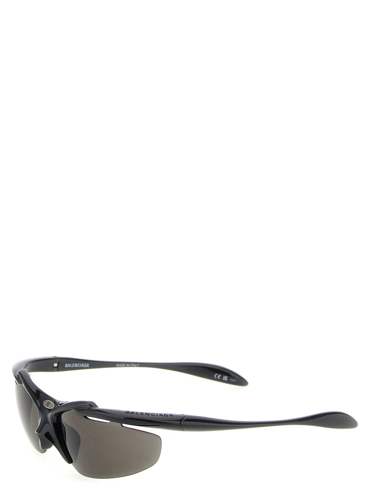 Balenciaga Black Polyamide D-Frame Sunglasses