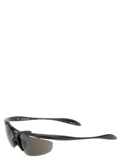 Balenciaga Black Polyamide D-Frame Sunglasses