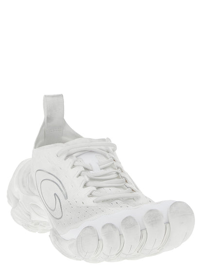 Balenciaga Zapatillas Deportivas Blancas De Poliéster Anatomic Runner