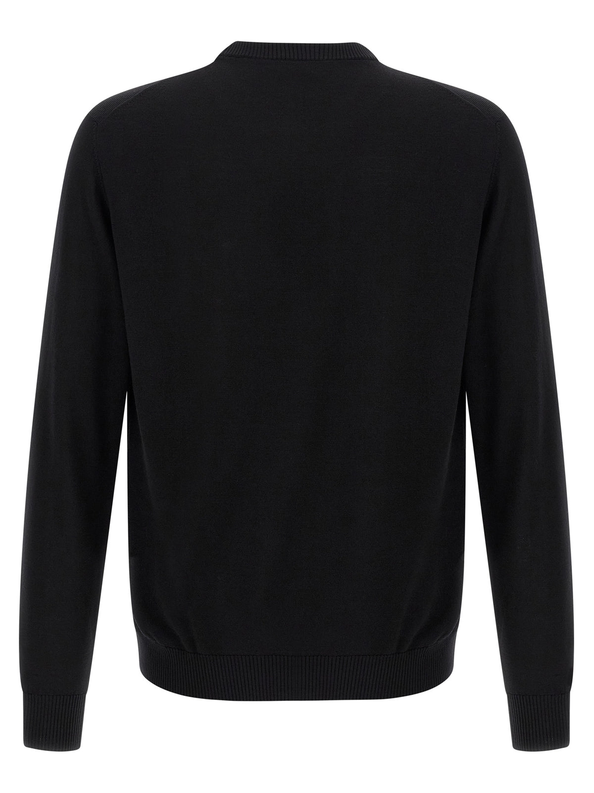 Gilet Fendi en Laine Vierge à Fermeture Éclair Noire