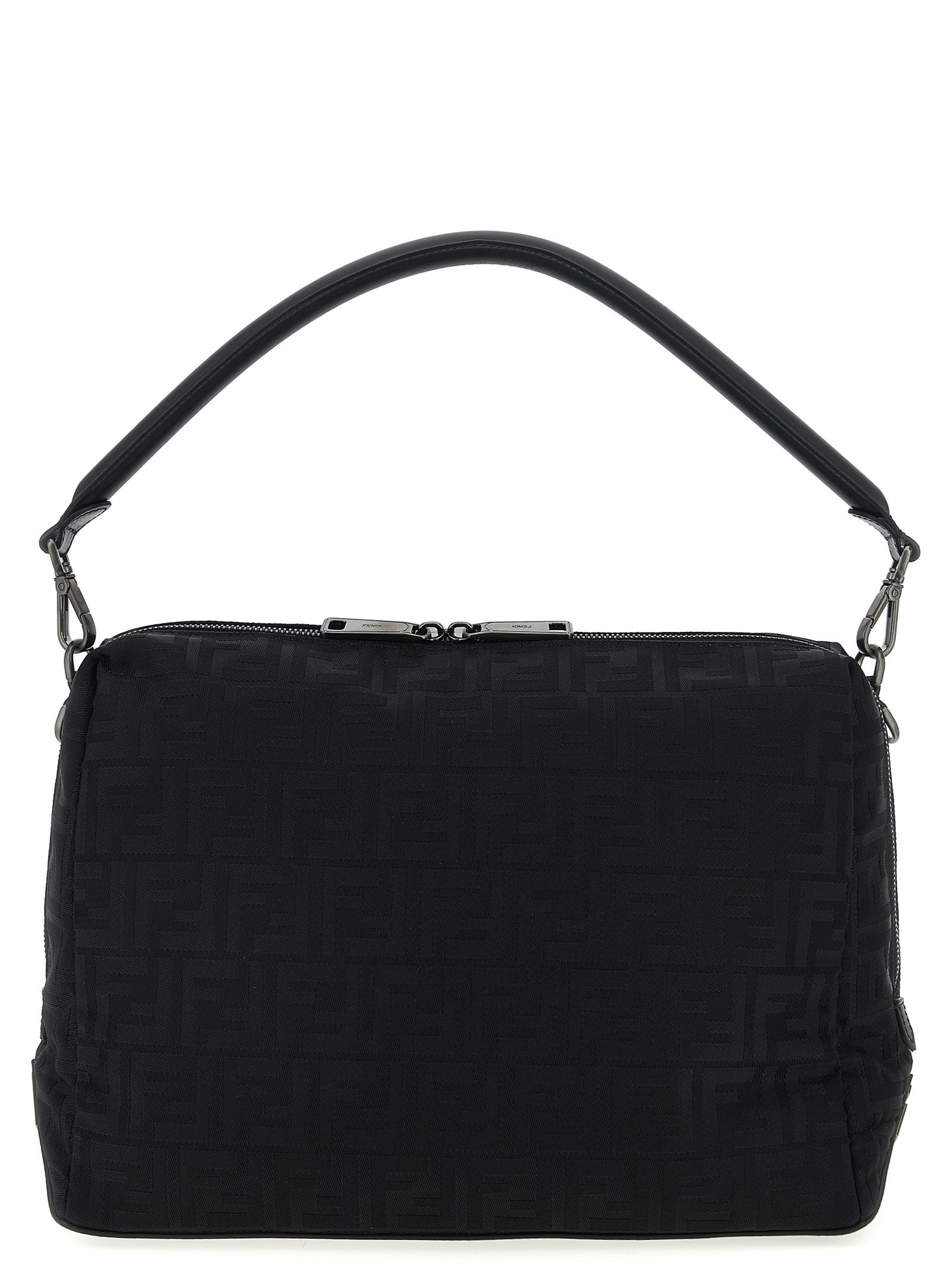 Bolso de hombro Fendi de poliamida negra