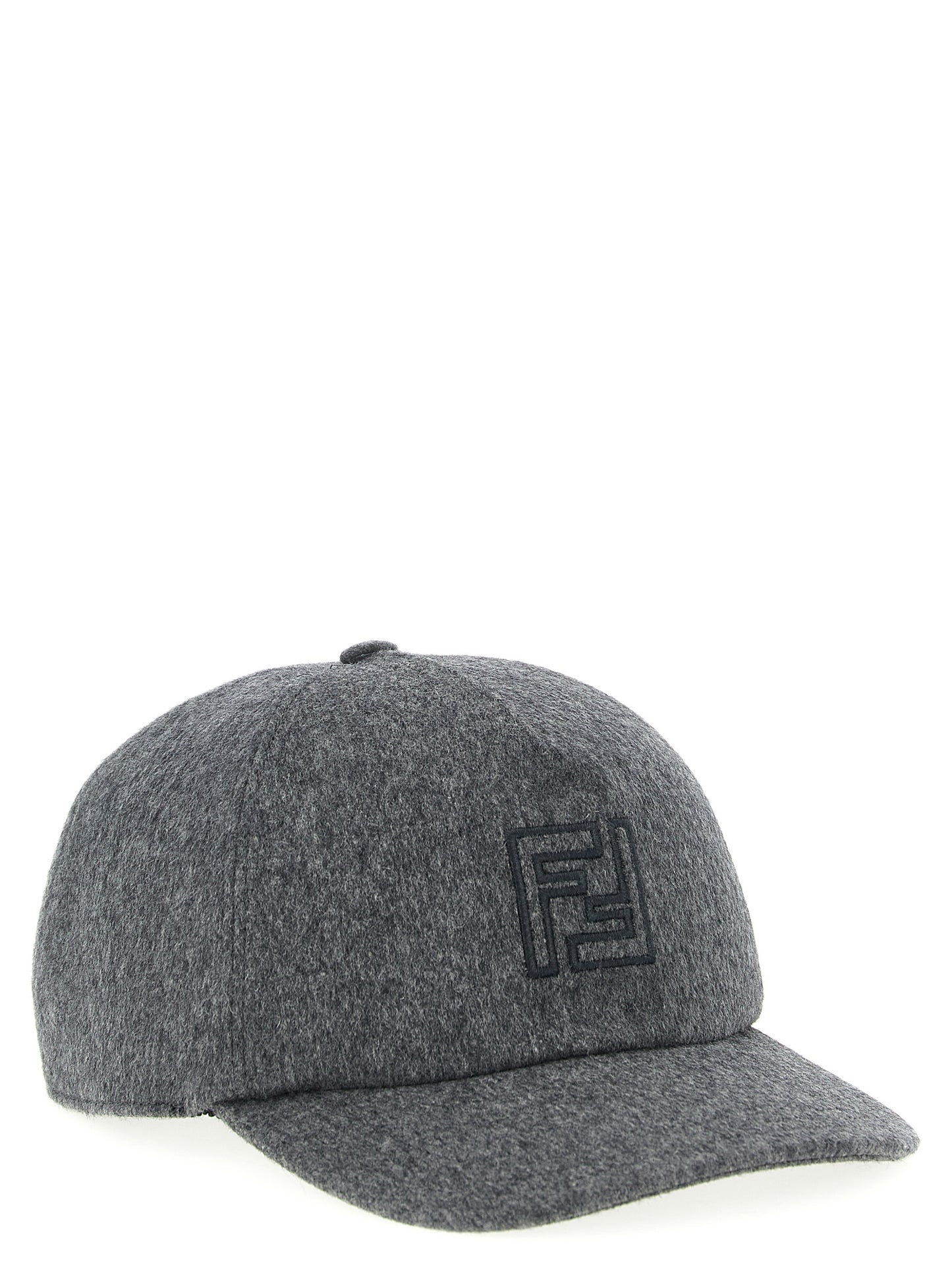 Fendi Gorra Estilo Béisbol De Lana Gris - Diseño Atemporal