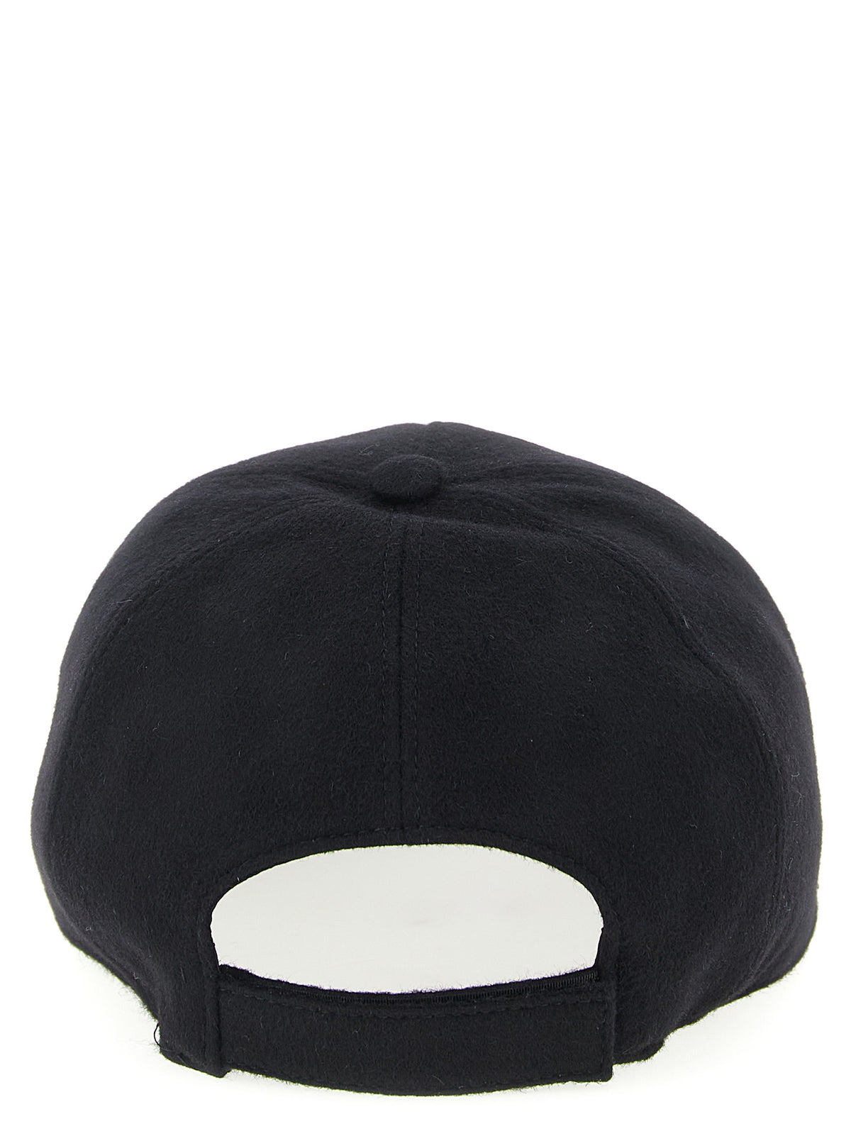 Gorra Fendi De Lana Negra Estilo Beisbol Contemporáneo