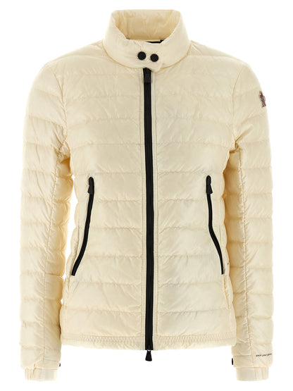 Moncler Grenoble Doudoune longue en polyamide blanc