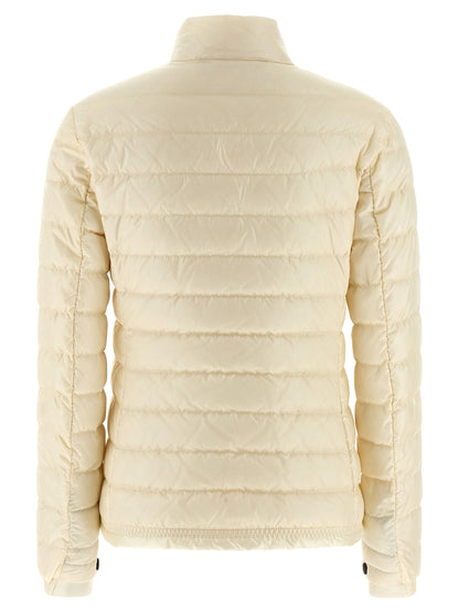 Moncler Grenoble Doudoune longue en polyamide blanc