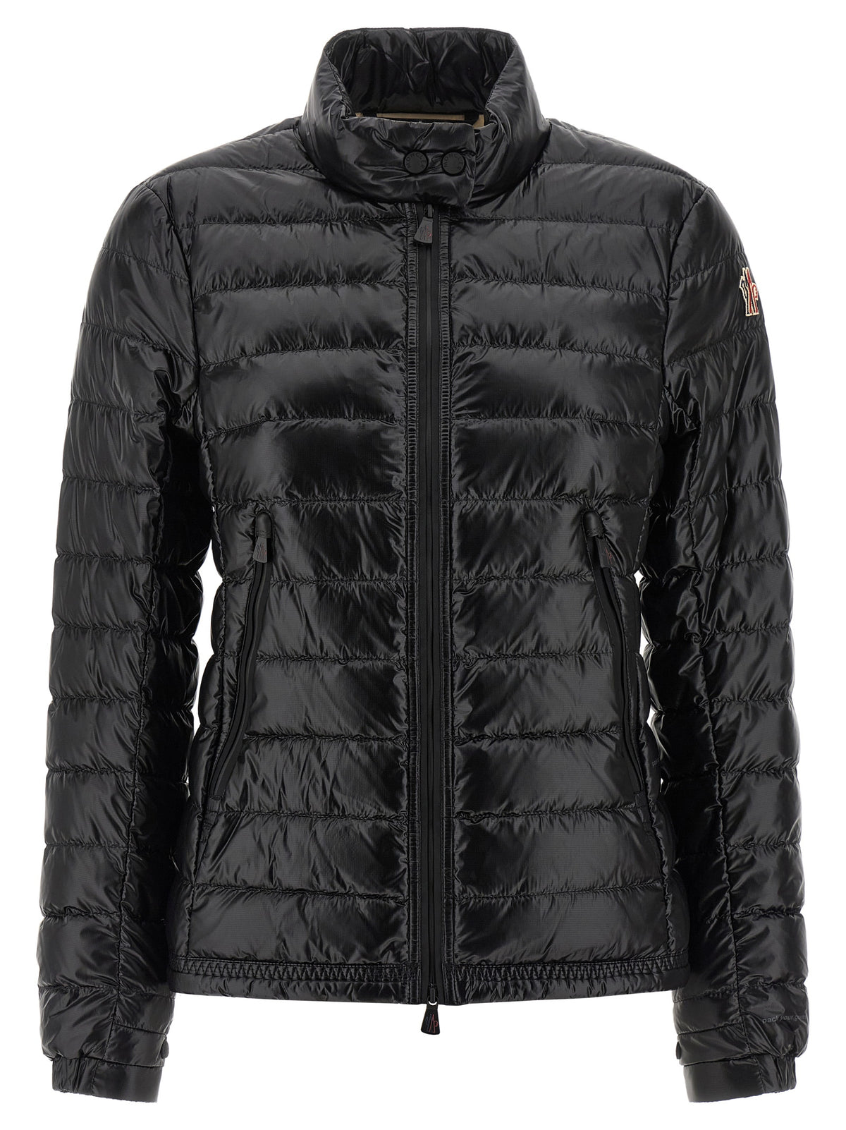 Veste longue Moncler Grenoble en polyamide noir