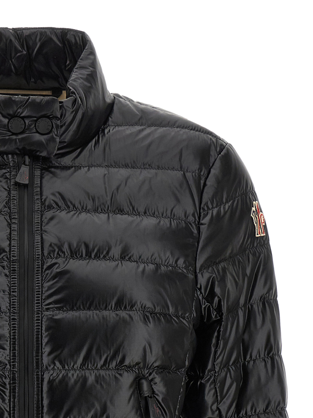 Veste longue Moncler Grenoble en polyamide noir
