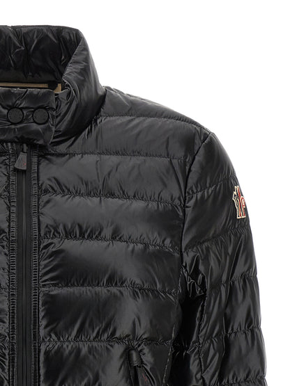 Veste longue Moncler Grenoble en polyamide noir
