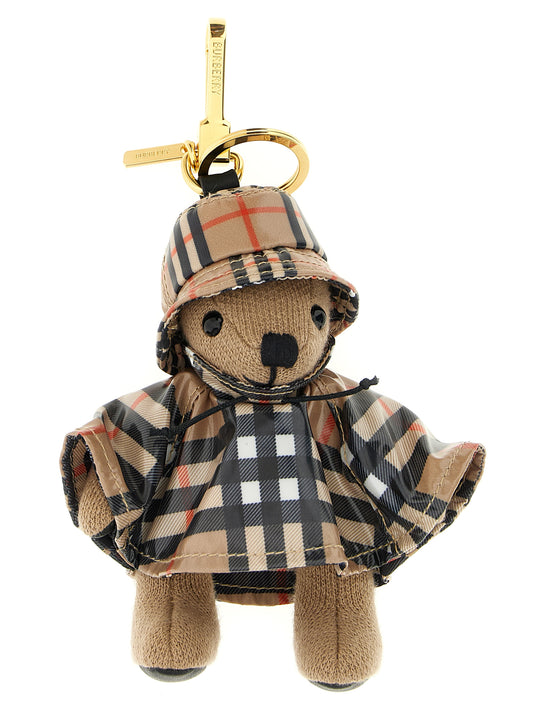 Llavero Burberry multicolor de lana