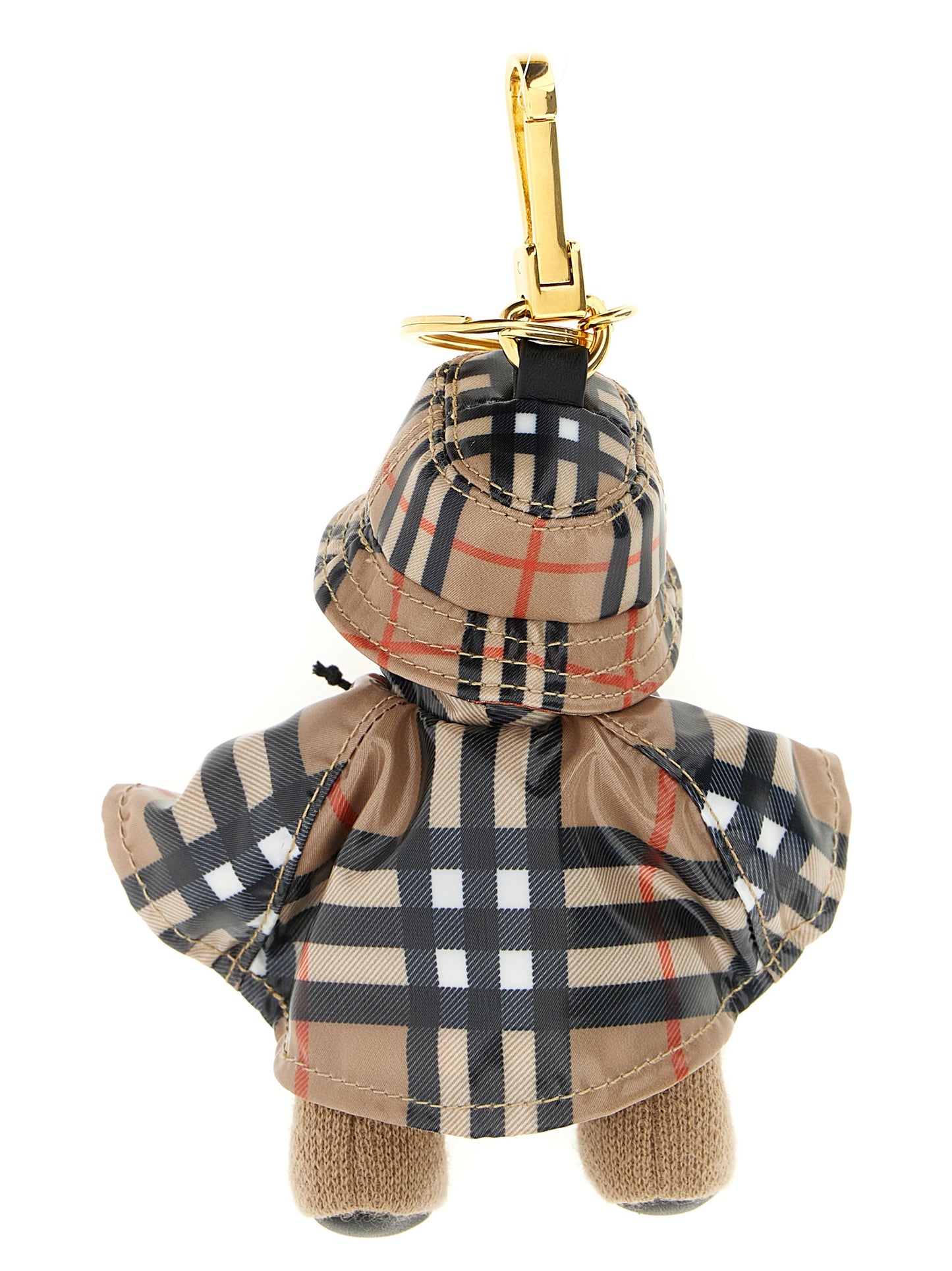 Llavero Burberry multicolor de lana