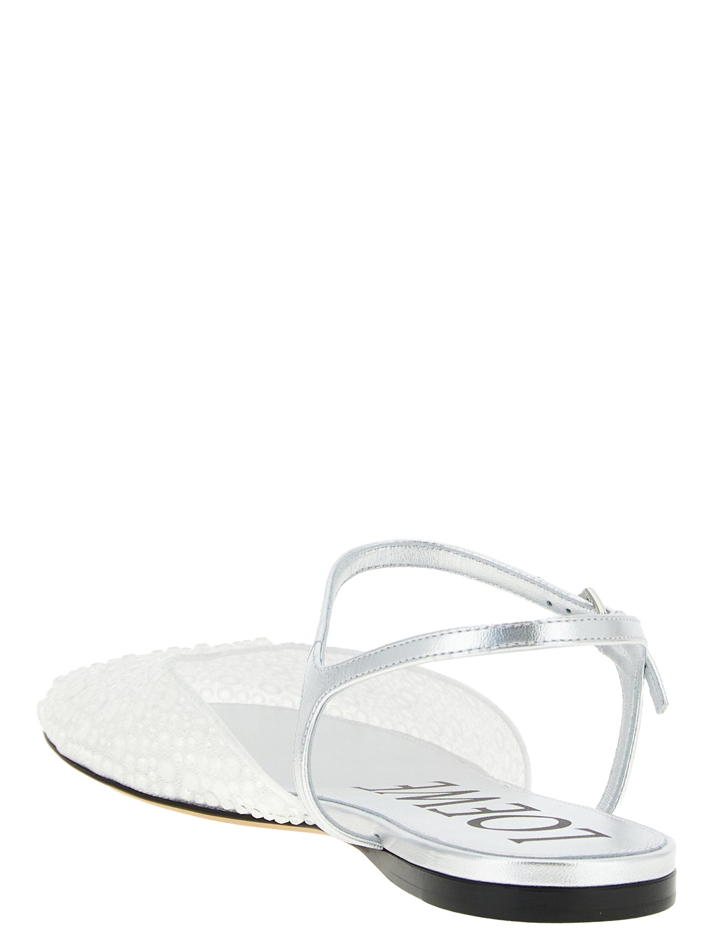 Bailarinas Loewe de poliamida blanca