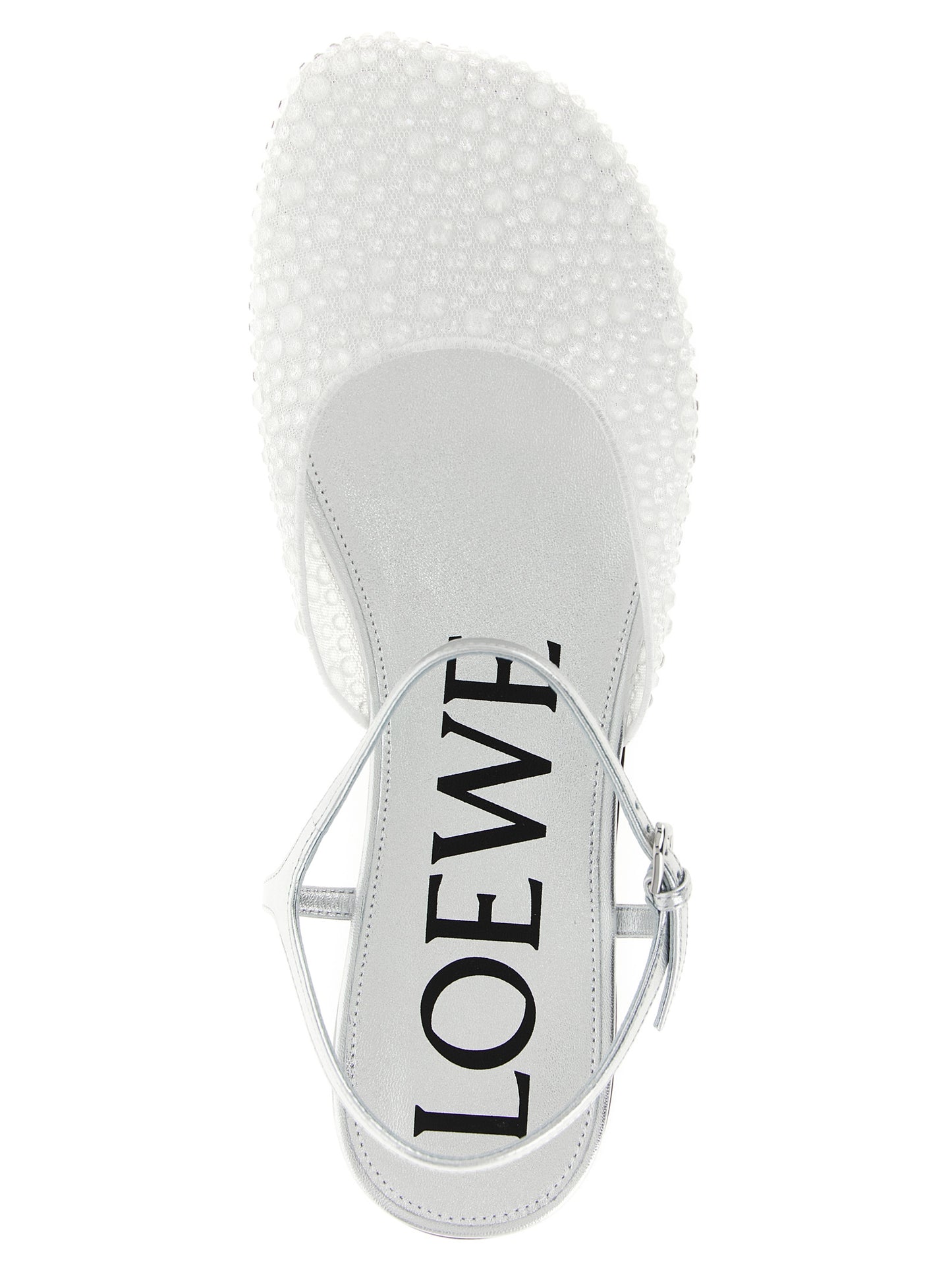 Bailarinas Loewe de poliamida blanca