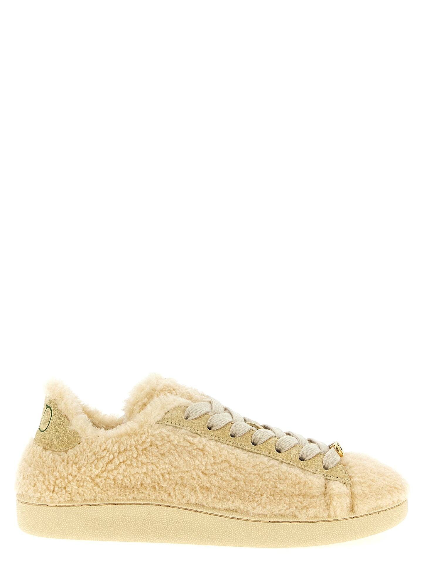 Valentino Garavani Beige Wool Sport Sneakers