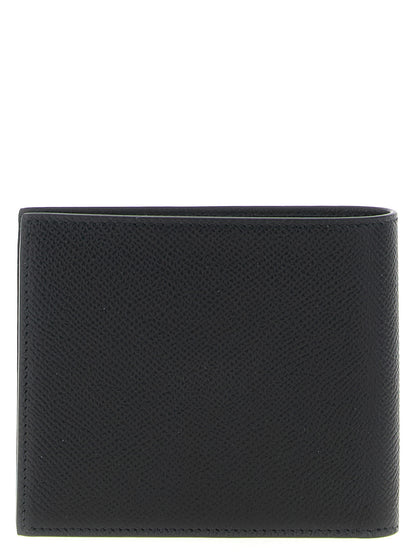 Portefeuille Balenciaga en cuir de veau noir