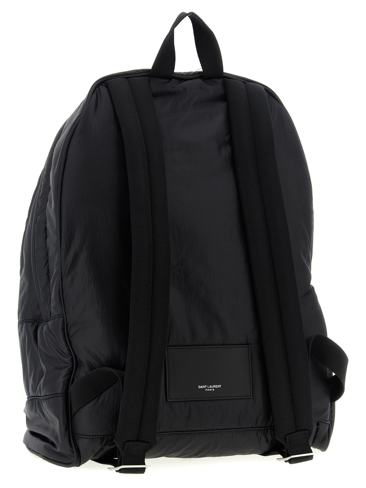 Mochila Saint Laurent de piel de becerro negra