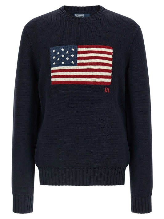 Cárdigan de 100% Algodón Color Azul Polo Ralph Lauren