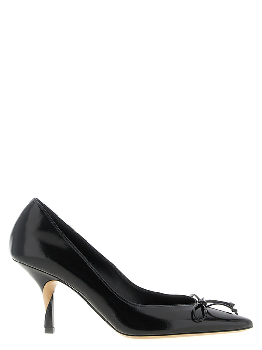 Zapatos de tacón Jacquemus de piel de vaca negra